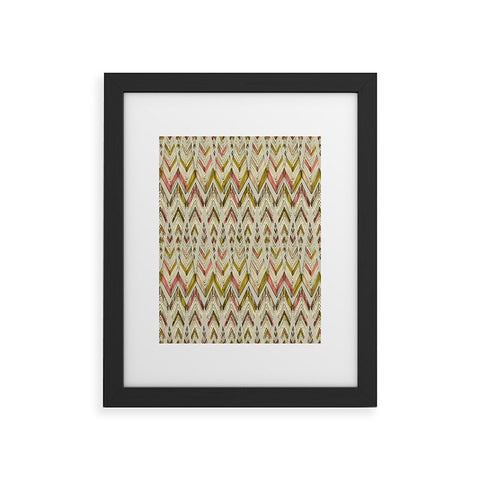 Pattern State Pyramid Line West Framed Art Print