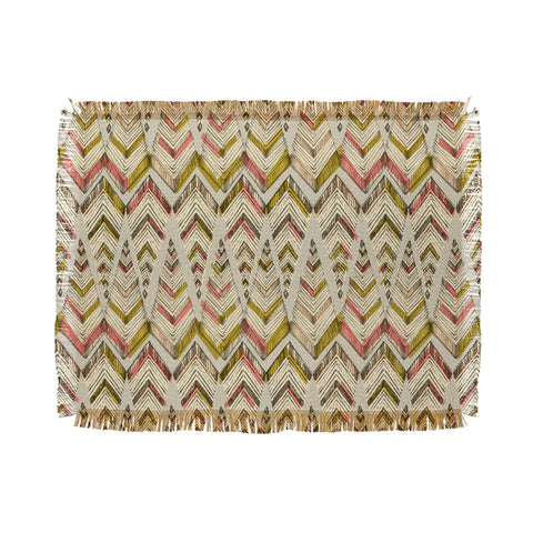 Pattern State Pyramid Line West Throw Blanket