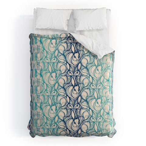 Pattern State Rabbit Run Comforter