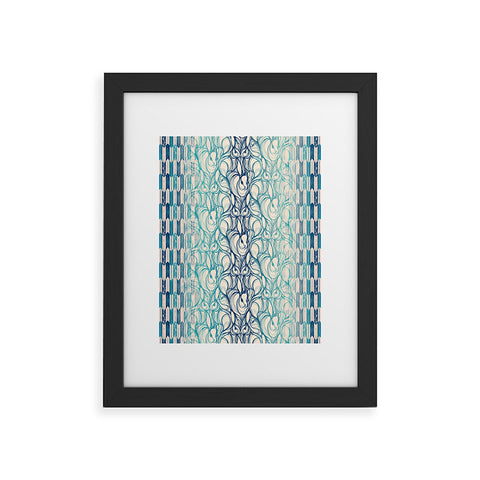 Pattern State Rabbit Run Framed Art Print