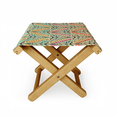 Pattern State Teepee Folding Stool
