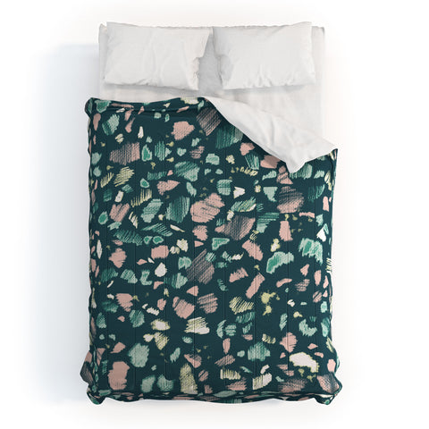 Pattern State Terrazzo Chalk Comforter