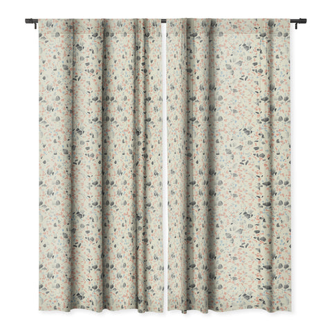 Pattern State Terrazzo Sketch Blackout Window Curtain