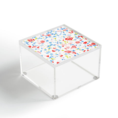 Pattern State Terrazzo Sketch Glow Acrylic Box