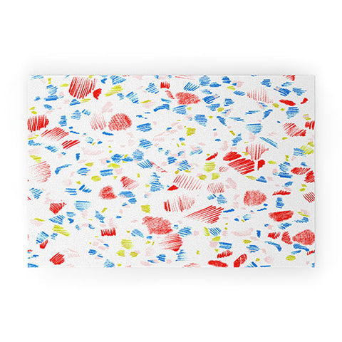 Pattern State Terrazzo Sketch Glow Welcome Mat