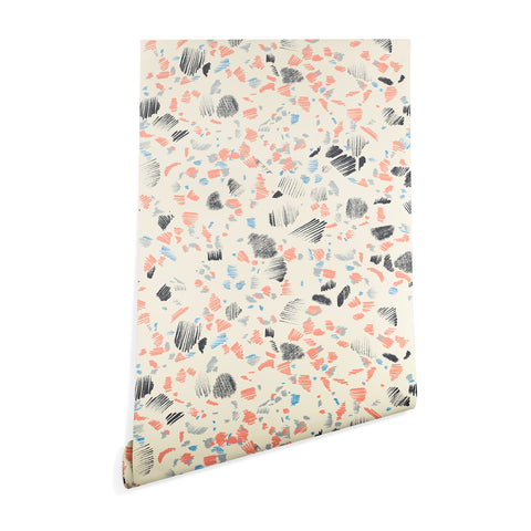 Pattern State Terrazzo Sketch Wallpaper