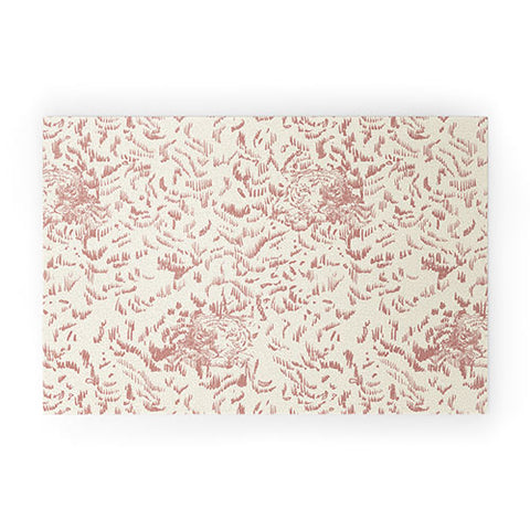 Pattern State Tiger Sketch Welcome Mat