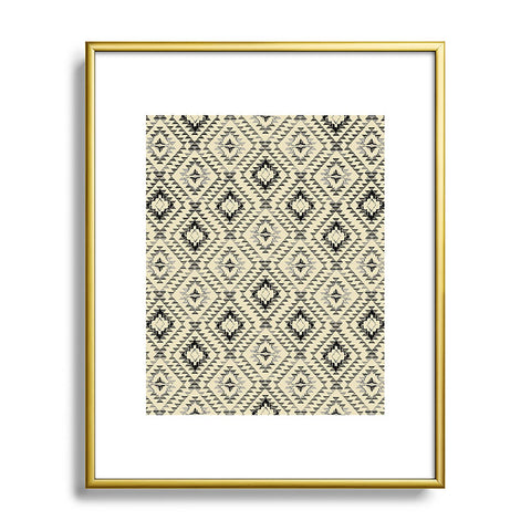 Pattern State Tile Tribe Metal Framed Art Print