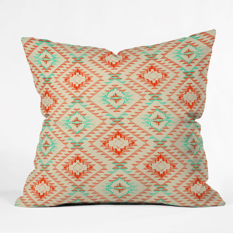 Pattern State Tile Tribe Southwest Outdoor Throw Pillow