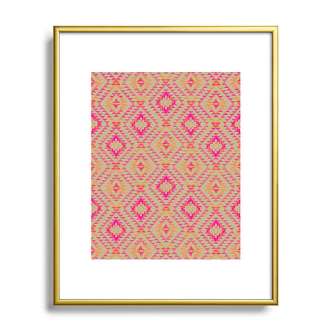 Pattern State Tile Tribe Tang Metal Framed Art Print
