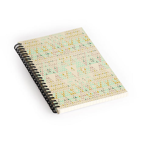 Pattern State Triangle Lake Spiral Notebook