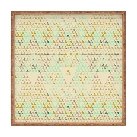 Pattern State Triangle Lake Square Tray