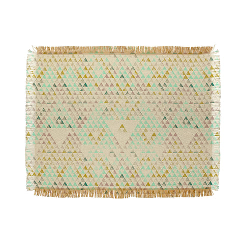 Pattern State Triangle Lake Throw Blanket