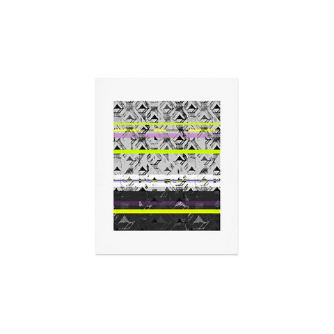 Pattern State Triangle Lands Art Print
