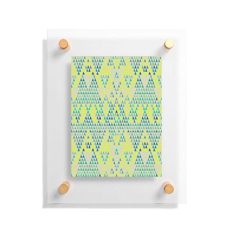 Pattern State Triangle Marine Floating Acrylic Print