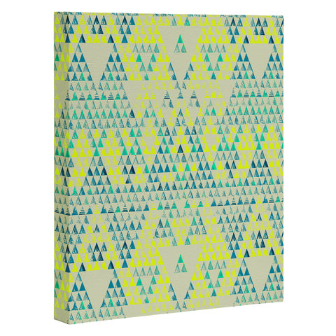 Pattern State Triangle Marine Art Canvas