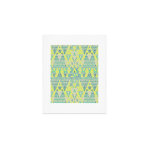 Pattern State Triangle Marine Art Print