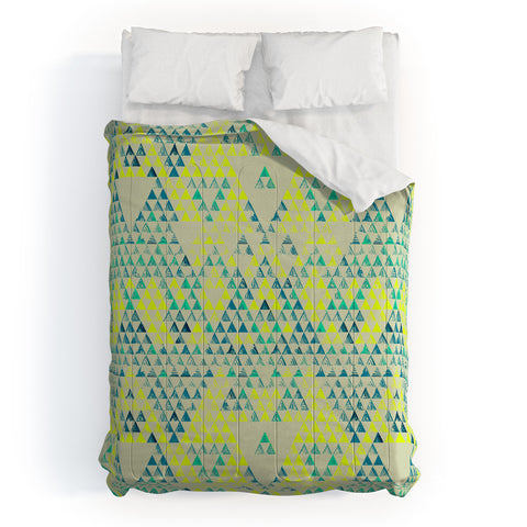 Pattern State Triangle Marine Comforter