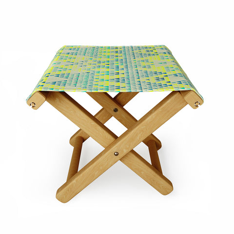 Pattern State Triangle Marine Folding Stool