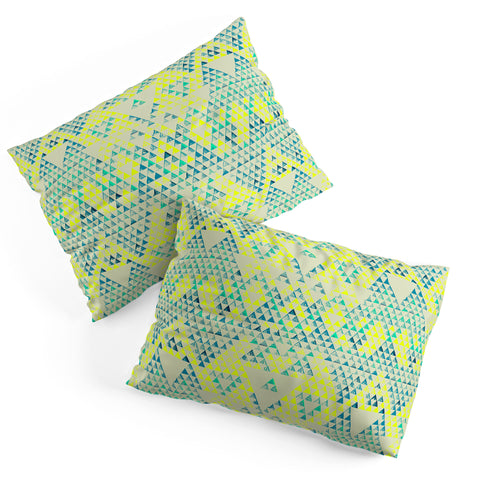 Pattern State Triangle Marine Pillow Shams