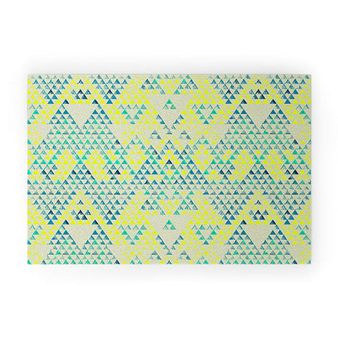 Pattern State Triangle Marine Welcome Mat