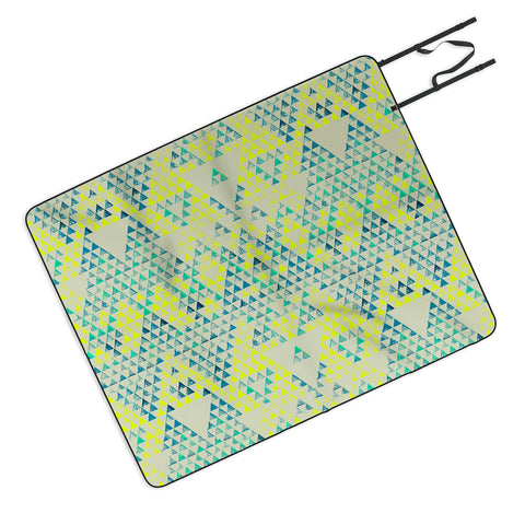 Pattern State Triangle Marine Picnic Blanket