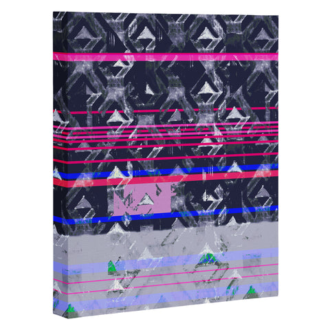 Pattern State Triangle Seas Art Canvas