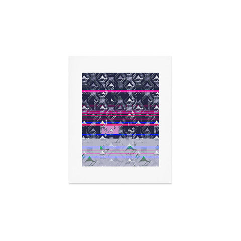 Pattern State Triangle Seas Art Print