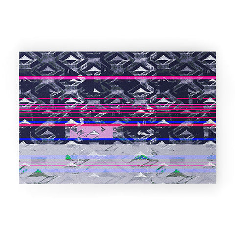 Pattern State Triangle Seas Welcome Mat