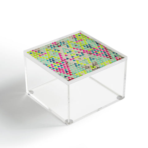 Pattern State Triangle Summer Acrylic Box