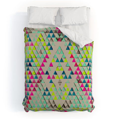 Pattern State Triangle Summer Duvet Cover