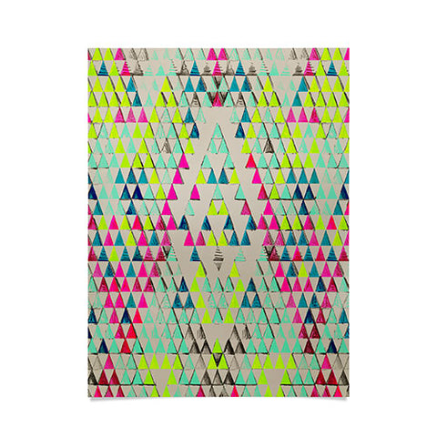 Pattern State Triangle Summer Poster