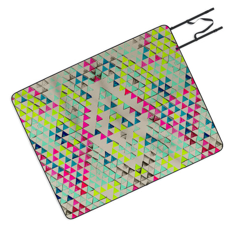 Pattern State Triangle Summer Picnic Blanket