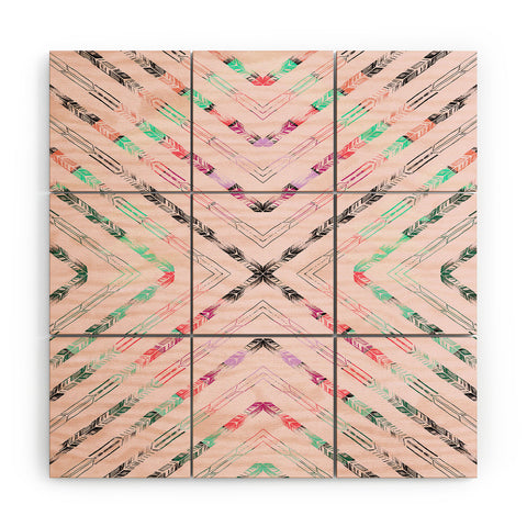 Pattern State Valencia Desert Wood Wall Mural