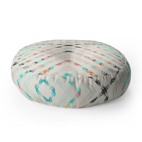 Pattern State Valencia Floor Pillow Round