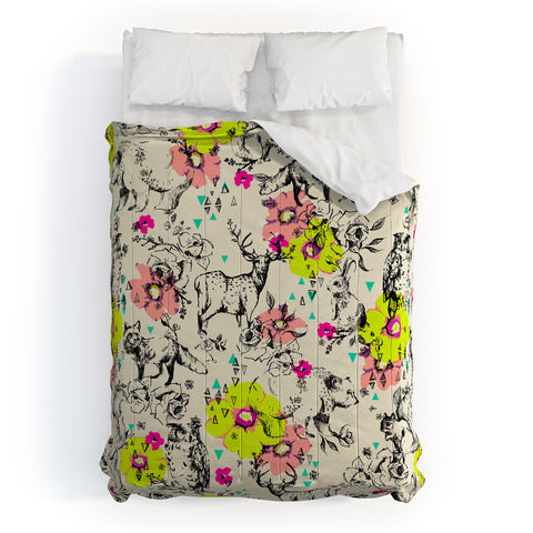 Pattern State Woodland Folk Comforter