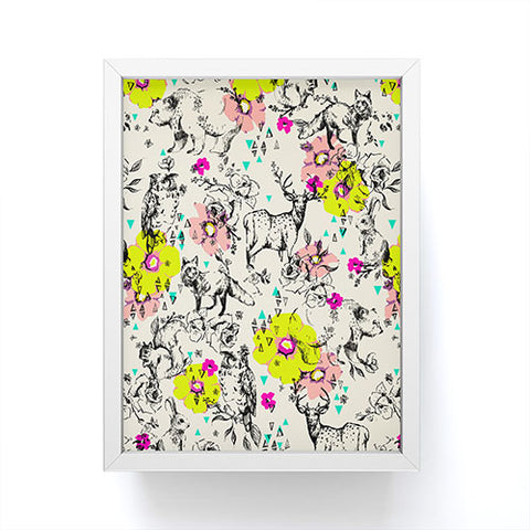 Pattern State Woodland Folk Framed Mini Art Print