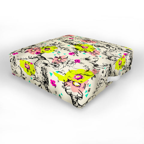Pattern State Woodland Folk Outdoor Floor Cushion