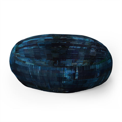 Paul Kimble Agoraphobic View From City Window Floor Pillow Round