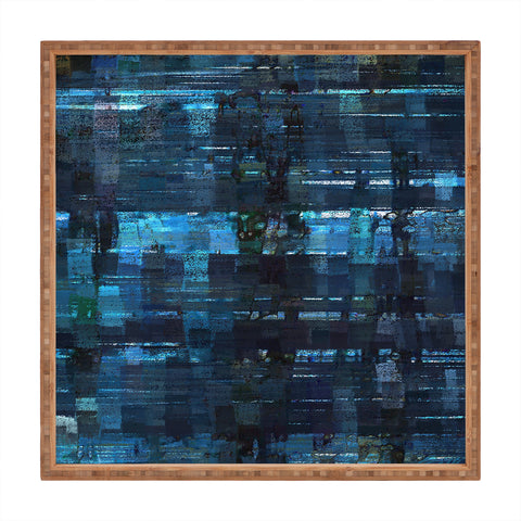 Paul Kimble Agoraphobic View From City Window Square Tray