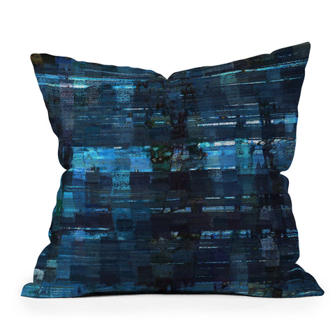 Paul Kimble Agoraphobic View From City Window Throw Pillow