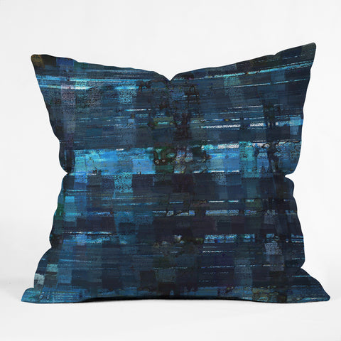 Paul Kimble Agoraphobic View From City Window Outdoor Throw Pillow