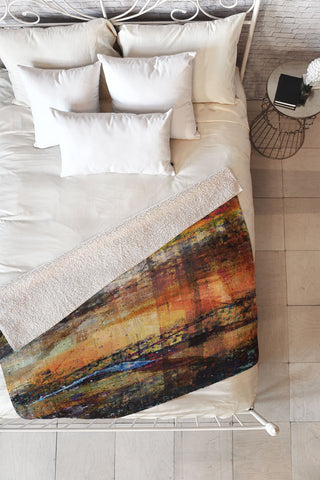 Paul Kimble Anger Fleece Throw Blanket