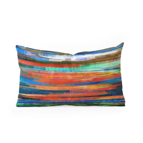Paul Kimble At The Lake Oblong Throw Pillow