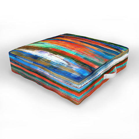 Paul Kimble At The Lake Outdoor Floor Cushion