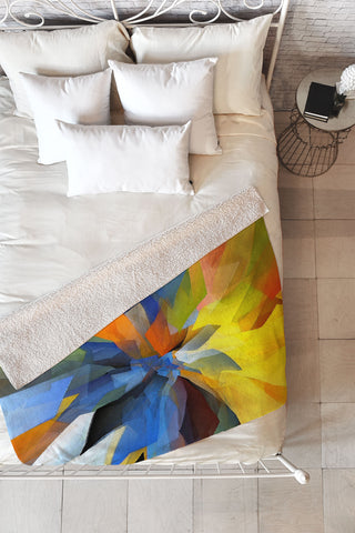 Paul Kimble Beauty In Decay Fleece Throw Blanket