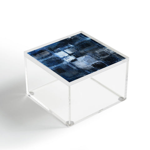 Paul Kimble Blue Squares Acrylic Box