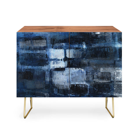Paul Kimble Blue Squares Credenza