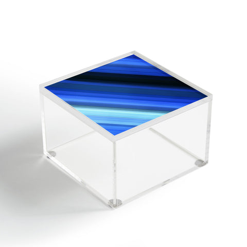 Paul Kimble Blue Stripes Acrylic Box