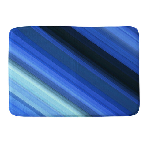 Paul Kimble Blue Stripes Memory Foam Bath Mat